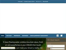 Tablet Screenshot of parksrealestate.com